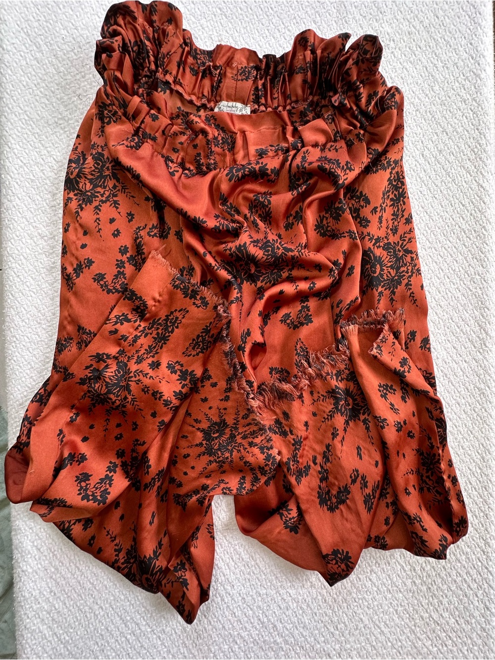 Free People Boho Floral Pants — Size XS — Worn-In Boho Look